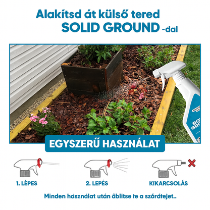 SOLID GROUND – Kavicsragasztó kertépítéshez, permetezővel – 750 ml
