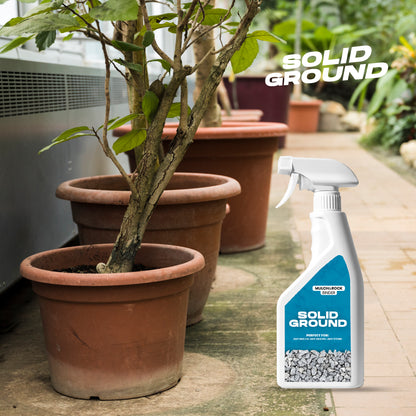 SOLID GROUND – Kavicsragasztó kertépítéshez, permetezővel – 750 ml